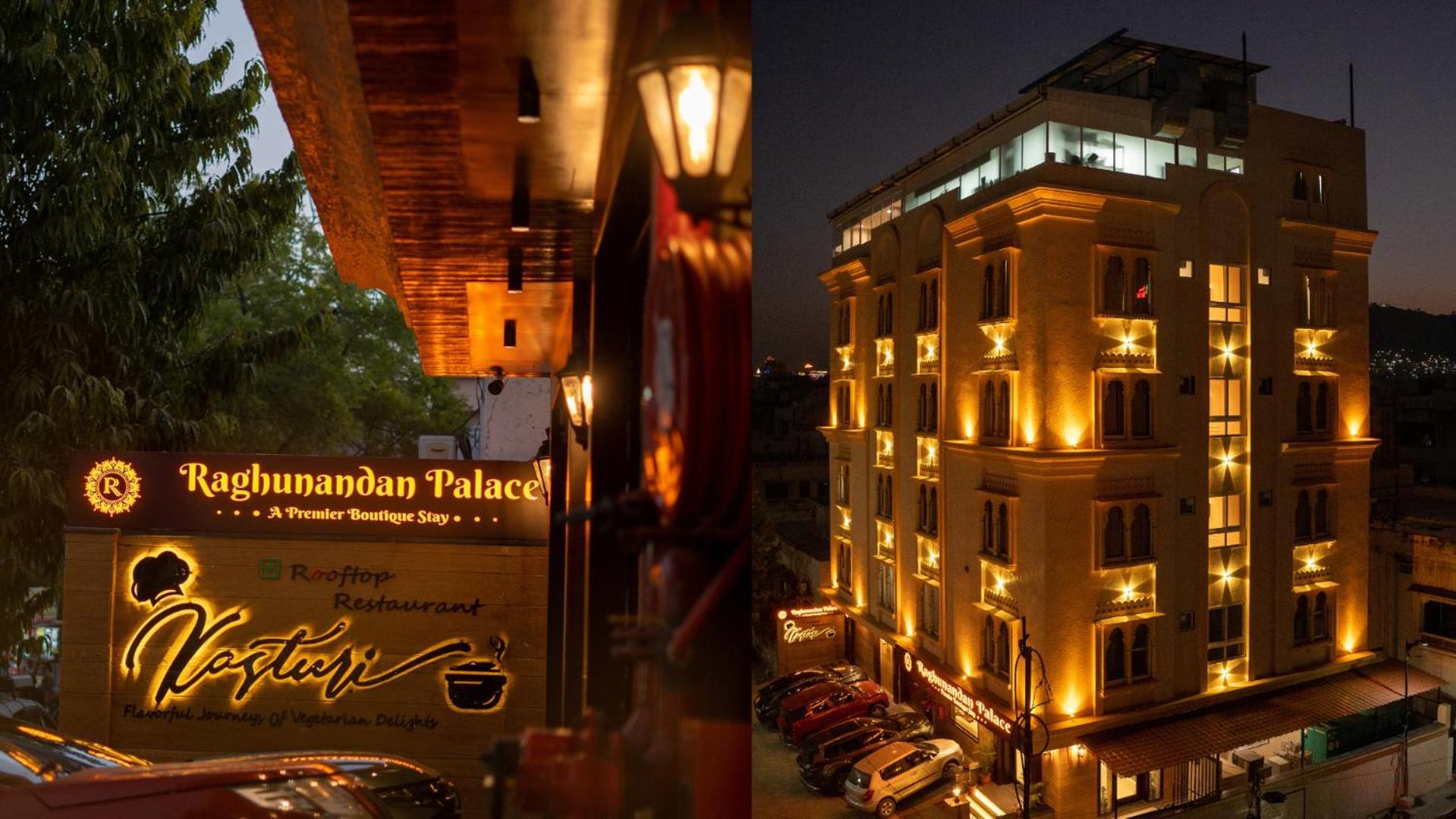 Raghunandan Palace - A Premier Boutique Stay, City Center & 500 Meters From City Railway Station Удайпур Экстерьер фото